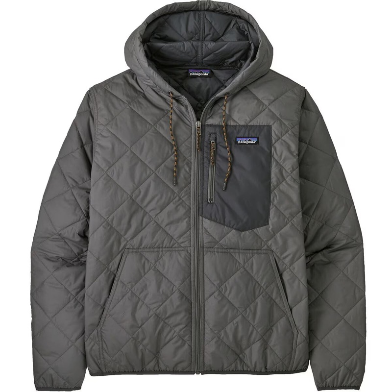 Men's Diamond Quilted Bomber Hoody