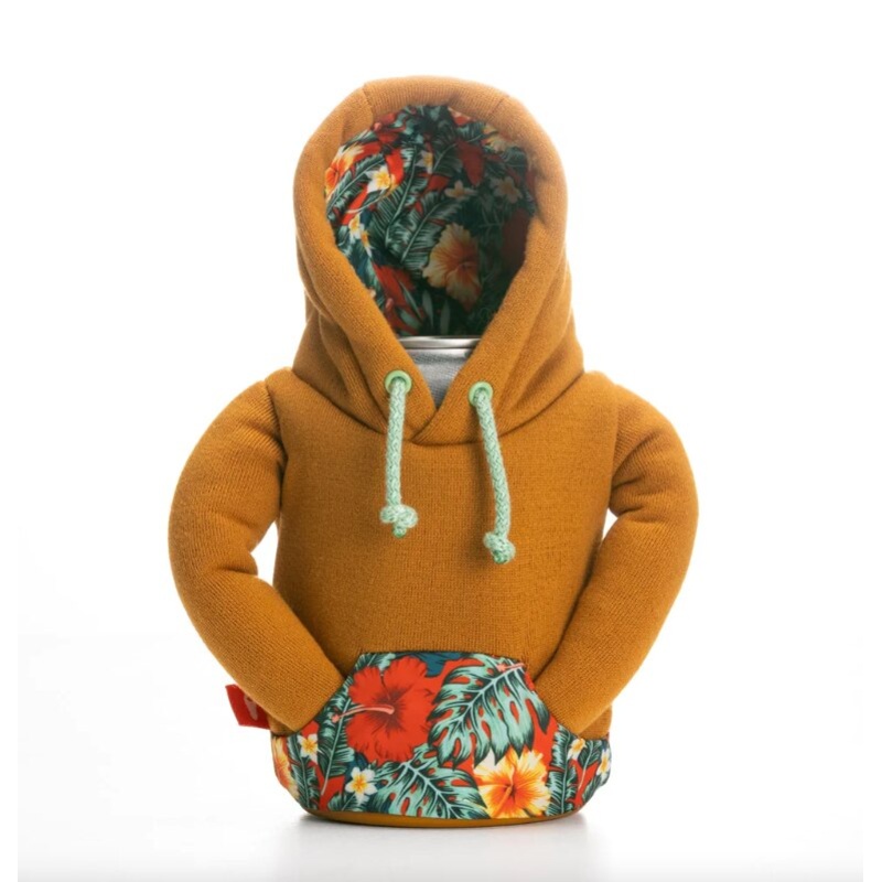 Puffin Coolers - The Hoodie - Honey Brown/Island Time