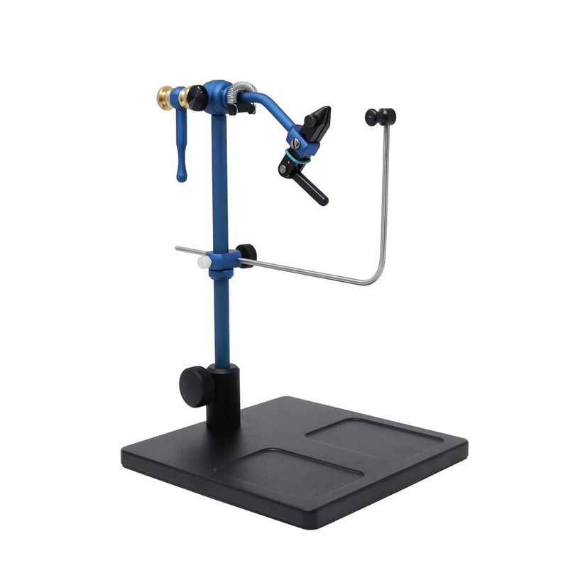 Renzetti Special Edition Traveler 2504 6x6 Pedestal Base Fly Tying Vise - Blue