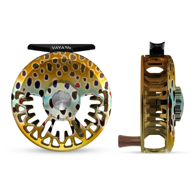 Abel Vaya 5/6 Fly Reel - Native Brown / Native Brown Drag Knob & Rosewood Handle