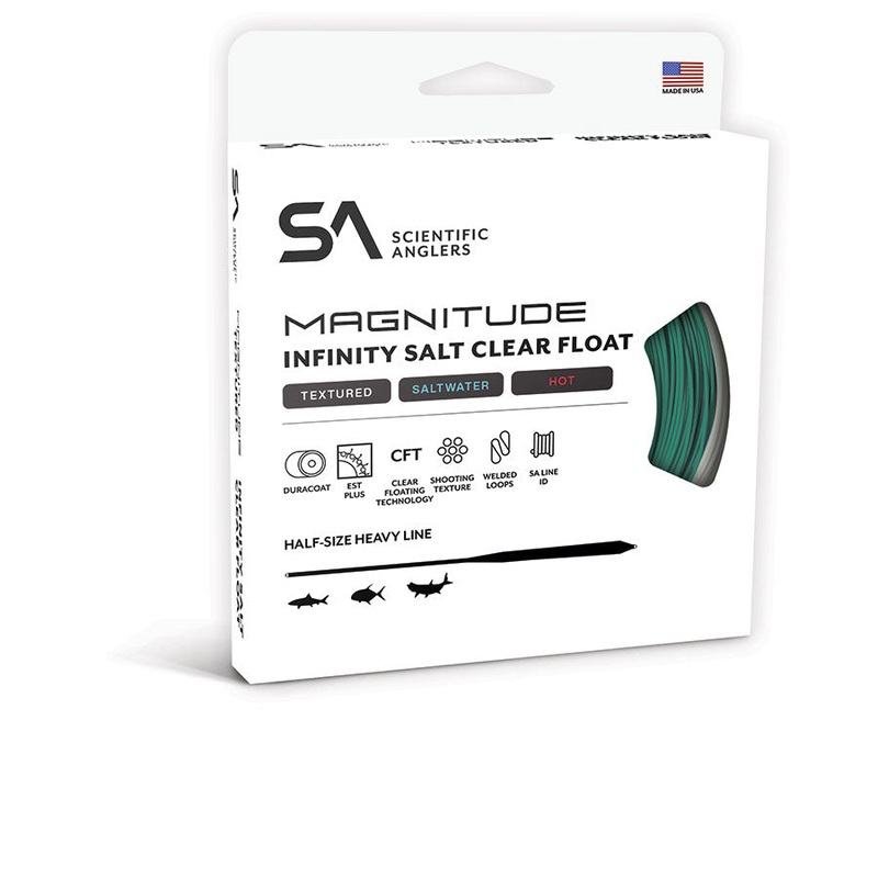 Scientific Anglers Magnitude Textured Infinity Salt 12' Clear Float Tip Fly Line
