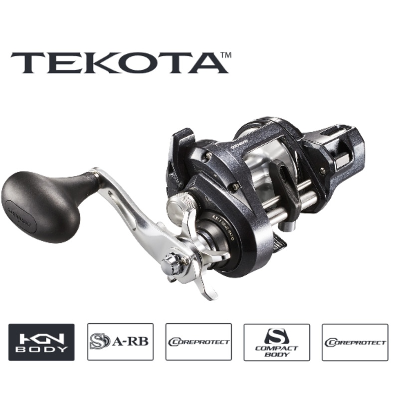 Shimano Tekota 501HGLCA 6.3:1 Left Hand Line Counter Casting Reel | TEK501HGLCA