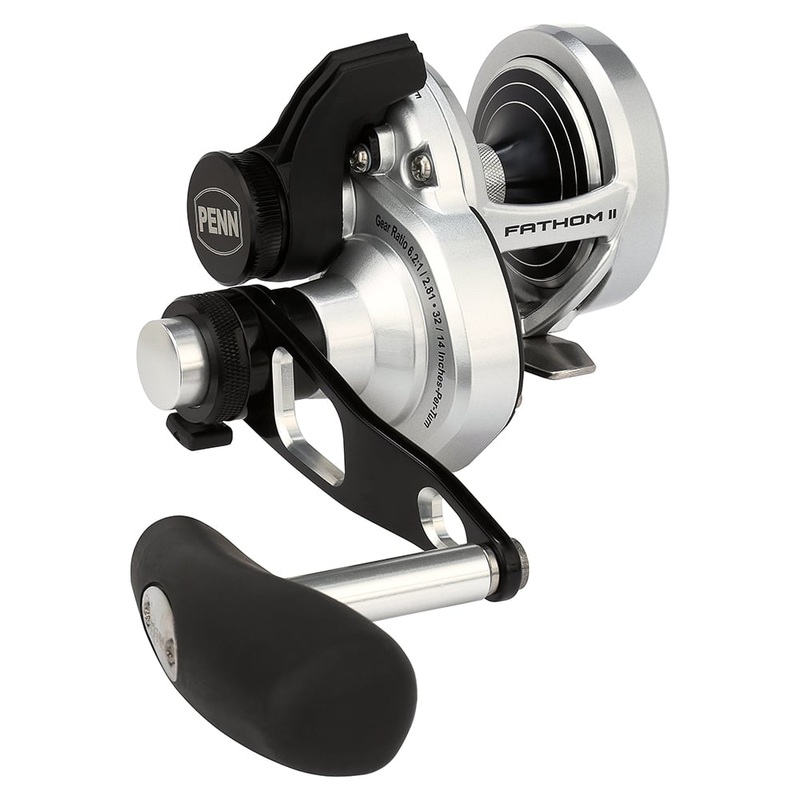 Penn Fathom II Lever Drag 2 Speed Reel 10XNLD2 6.2:1/2.8:1 RH | FTHII10XNLD2