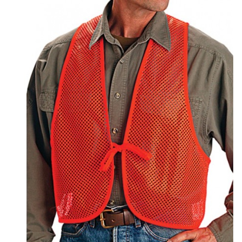 Allen Safety Vest Mesh Blazer Orange Adult