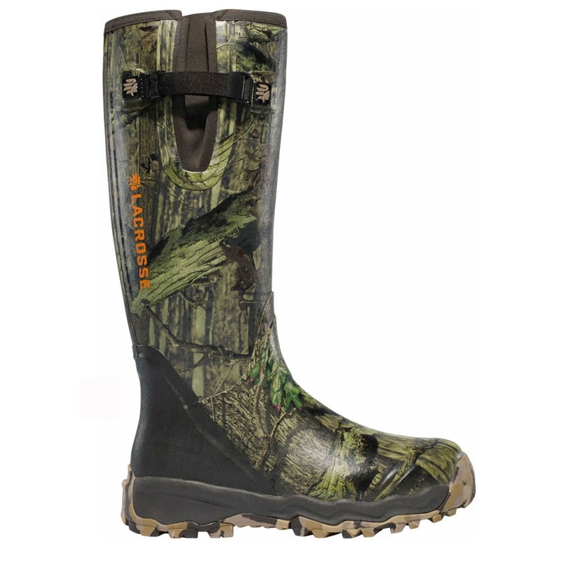 Lacrosse Alpha-Burly Pro Boots Infinity Camo Side Zip 18In Size 10
