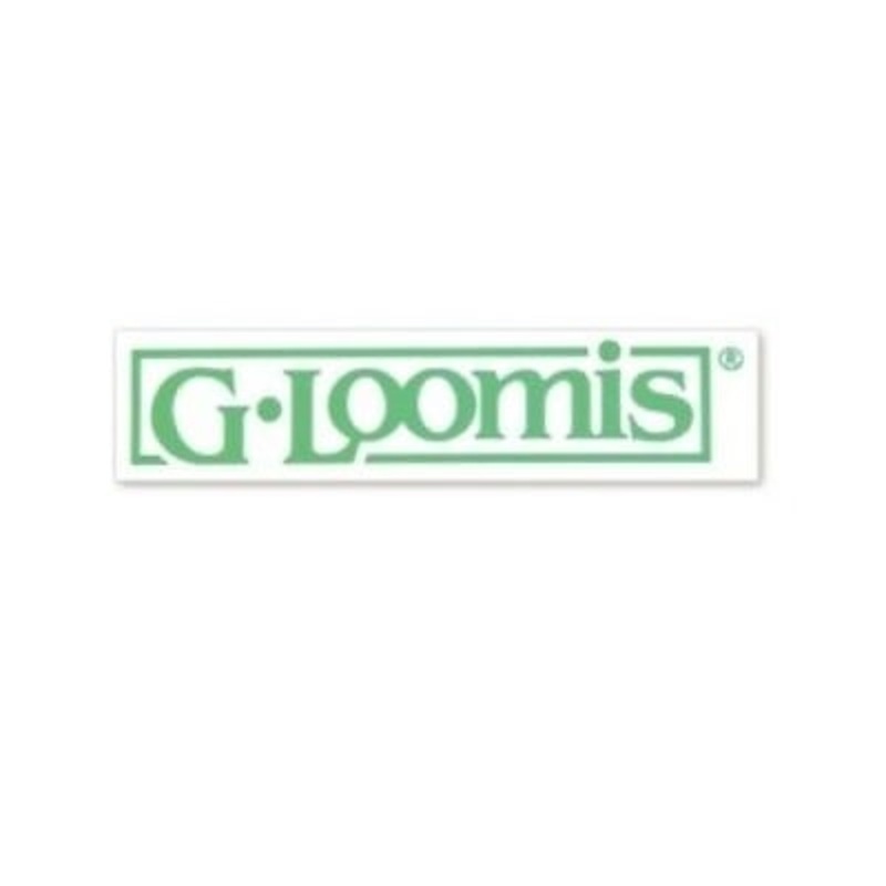 G. Loomis Block Logo Decal 8" Neon Green