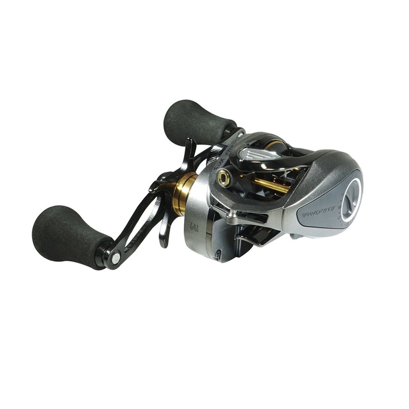 Favorite Fishing Soleus XCS Casting Reel 6.6:1 Gun Metal Right Hand | SLSM6XR