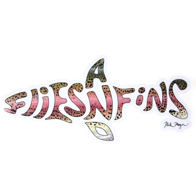 Flies And Fins Stickers