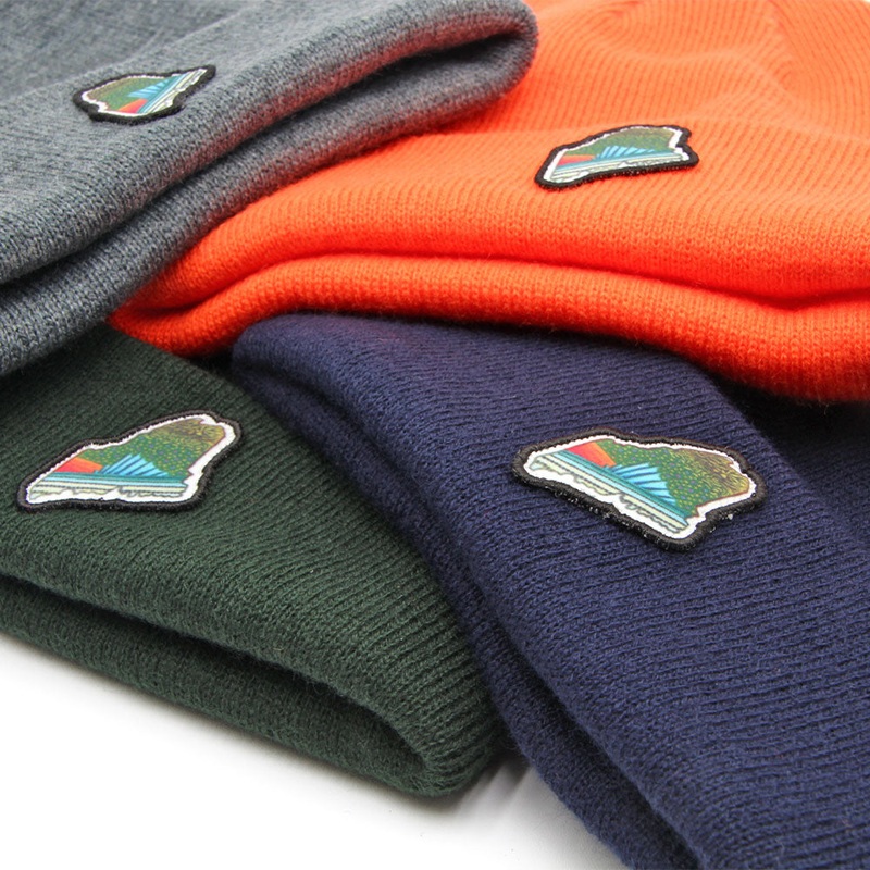Maine Brook Trout + Striped Bass Beanie