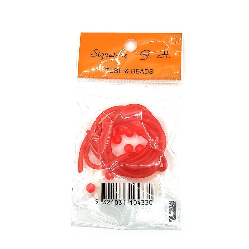 Signature Beads & Tube Red