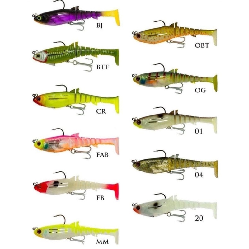 Zerek Flat Shad X Jighead Soft Plastic - 90mm - 8 Gram