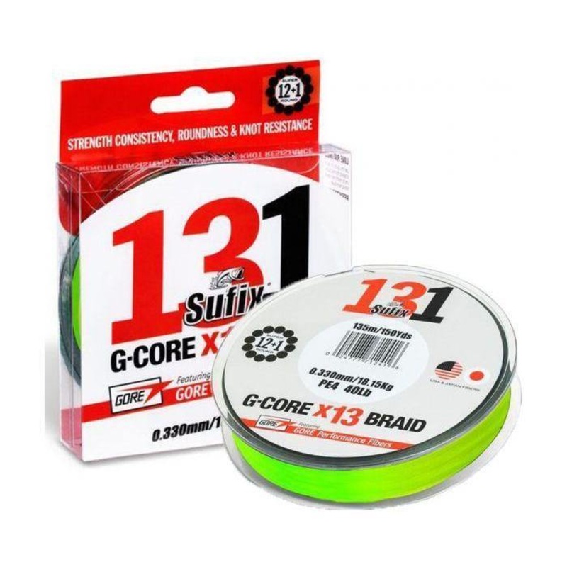 Sufix G-Core X13 131 Braid 300Yd