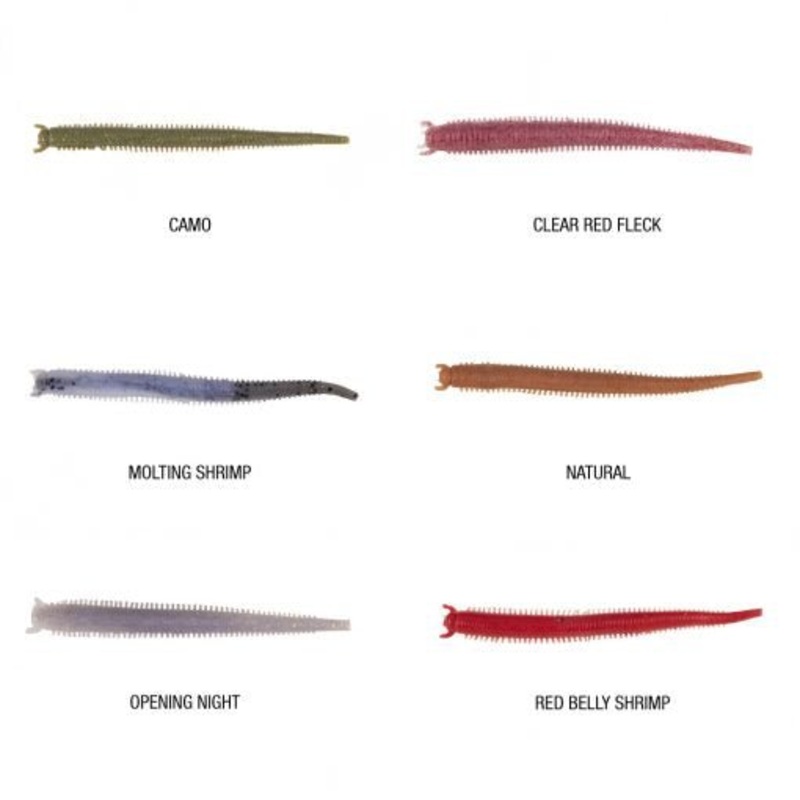 Berkley Gulp Fat Hollow Sandworm Soft Plastic 4'