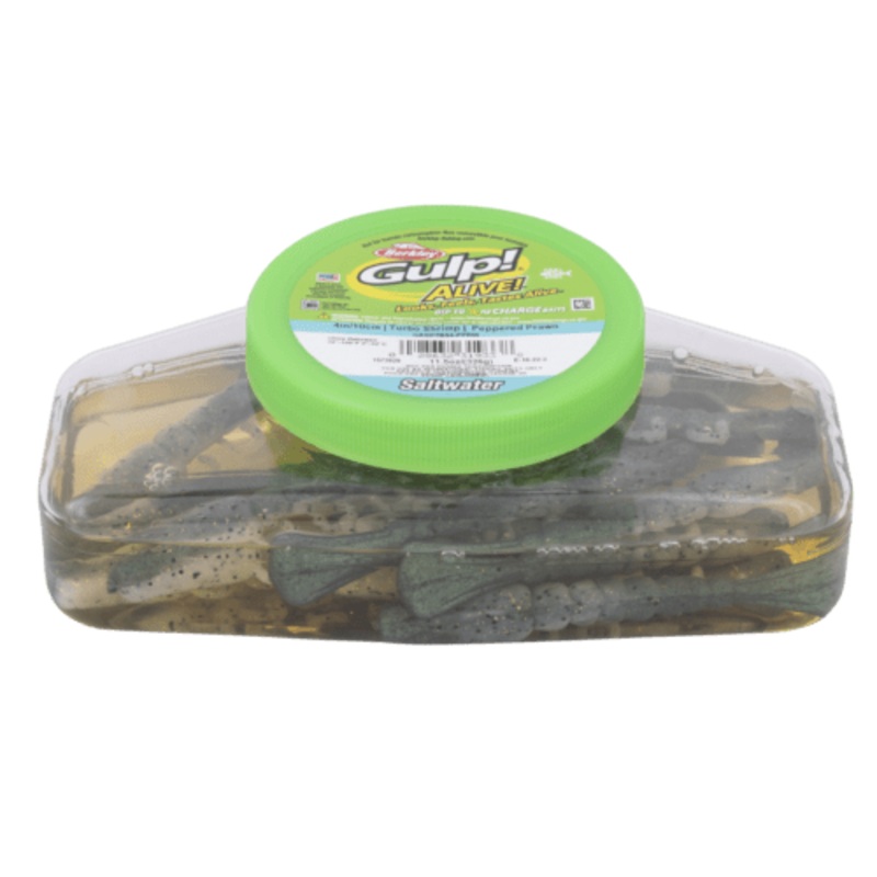 Berkley Gulp Turbo Shrimp 4In Soft Plastic Value Tub
