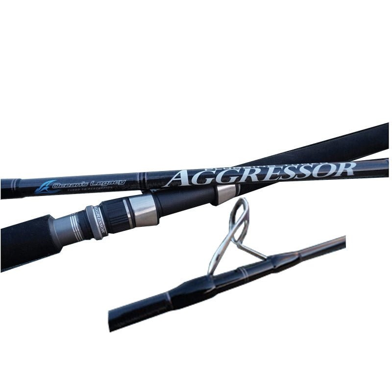 Oceans Legacy Aggressor Long Cast Plugging Spin Rod