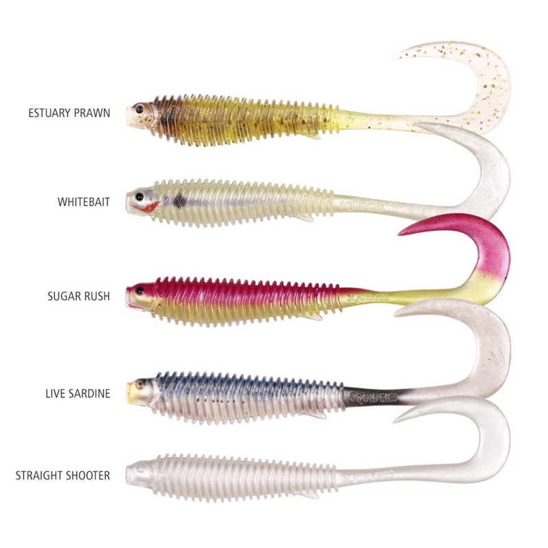 Squidgies Reef Wriggler Soft Plastics 175mm