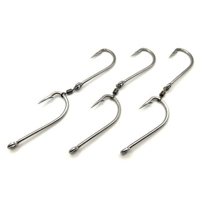 Loco Stainless Steel 2 Gang Hooks With Swivels