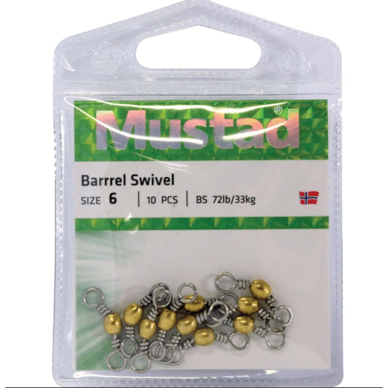 Mustad Barrel Swivel