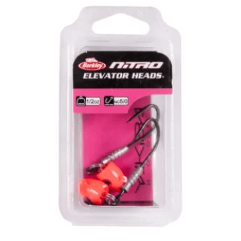 Berkley Nitro Elevator Heads Lumo Pink