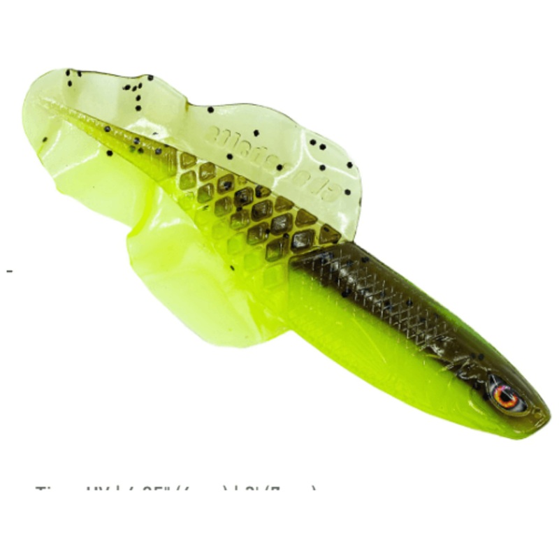 Chasebaits  Flacid Shad 3"