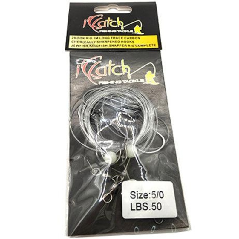 Icatch Two Hook Rig 3 Sets