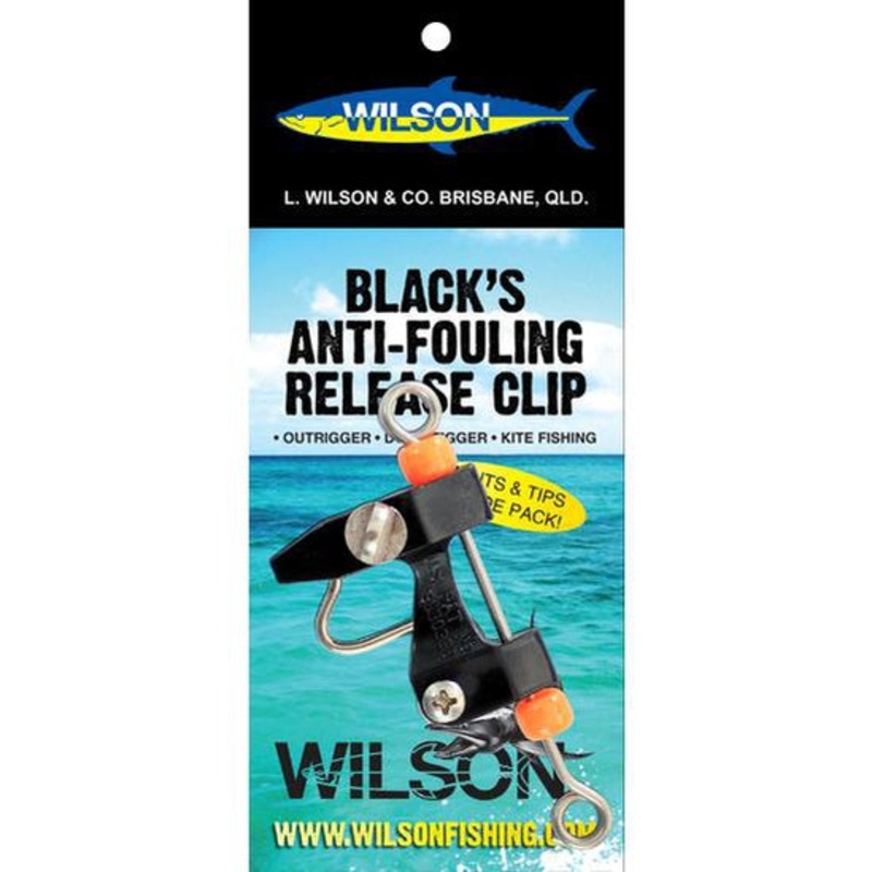 Wilson Black Anti-Fouling Outrigger Release Clip