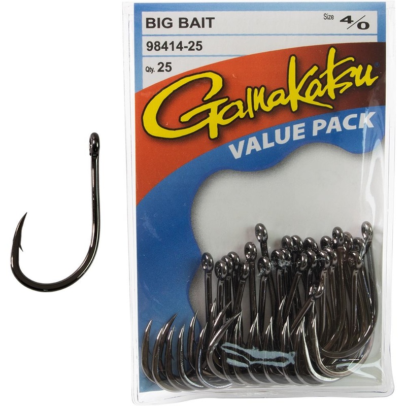 Gamakatsu Big Bait Hooks - Qty 25
