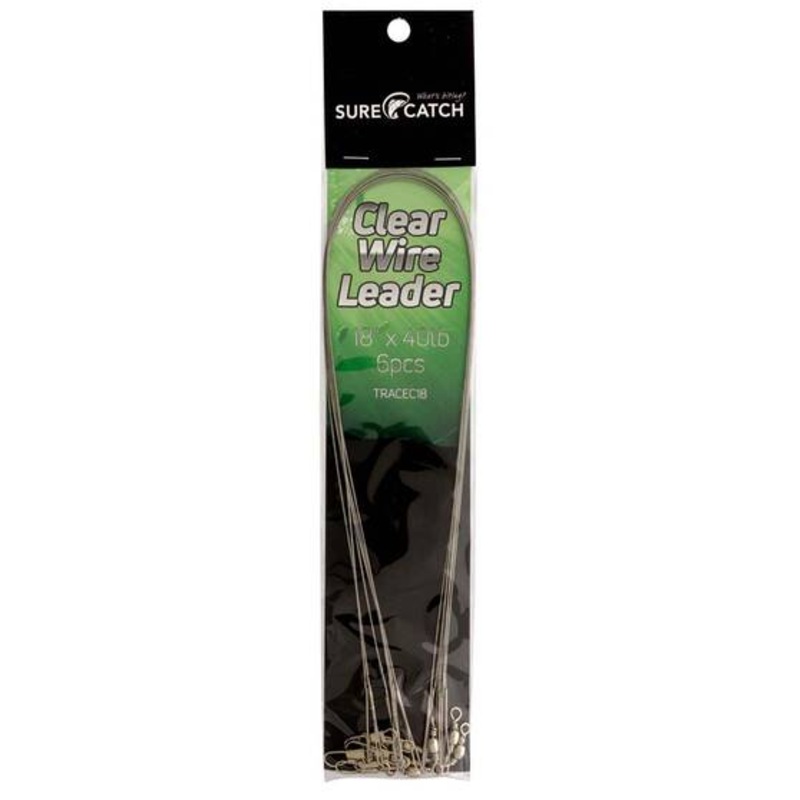 Sure Catch Clear Wire Leader