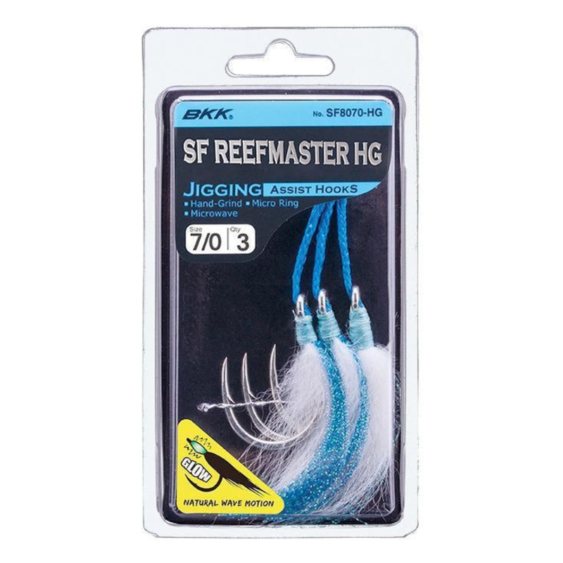 Bkk Reef Master Hg Jig Assist Hooks - Sf8070-Hg