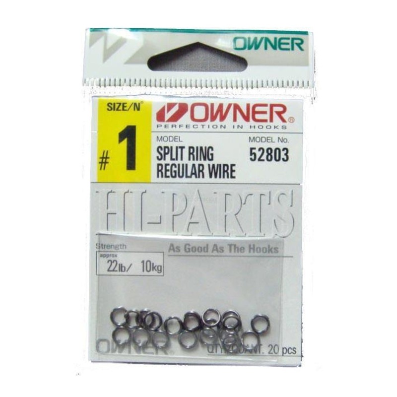 Owner P03B Regular Wire Black Nickel Split Rings