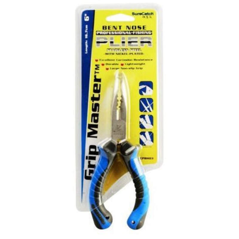 Surecatch Bent Nose Multifunction Pliers 6"