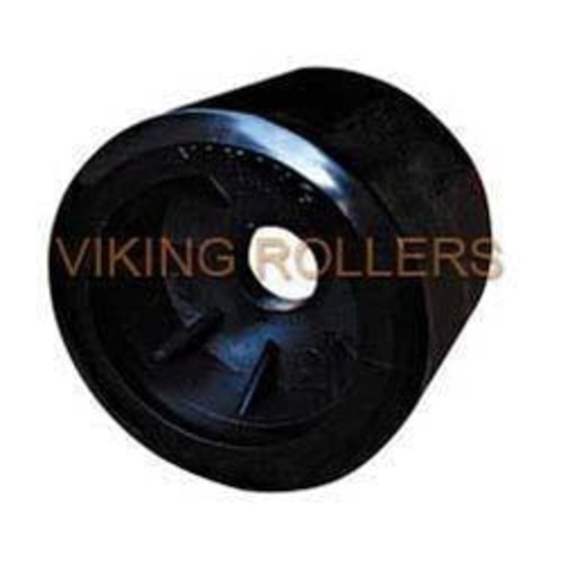 4 Inch 20mm Smooth Black Wobble Rollers