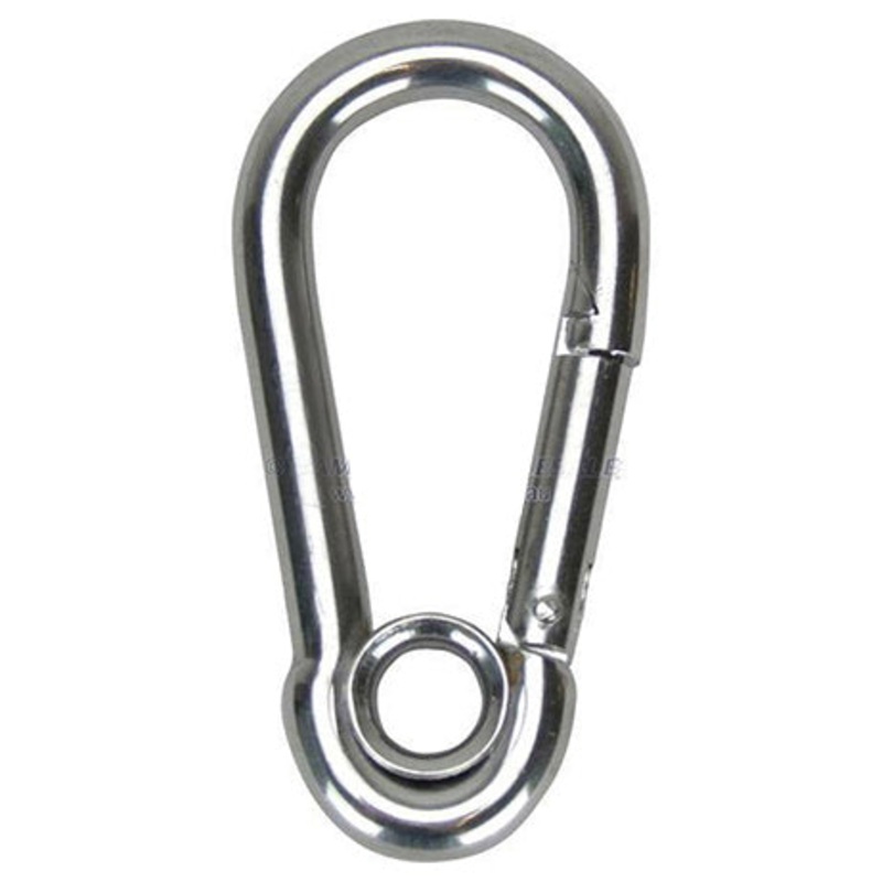 6mm X 60mm Stainless Steel S/Hook With Eye