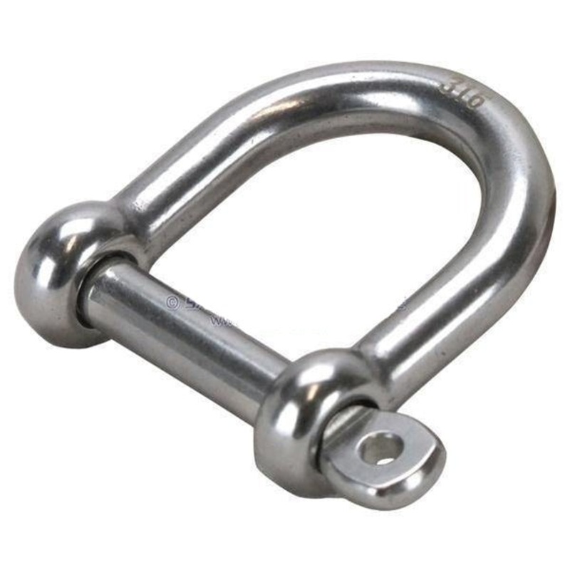 8mm Stainless Steel D Shackle