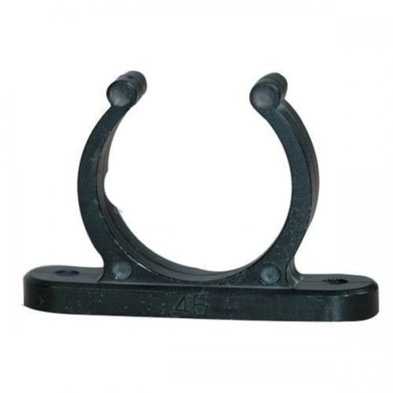 Black Plastic Tube Clip 40-45mm