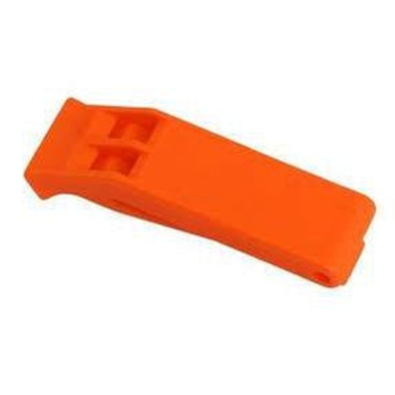 Orange Plastic Pealess Whistle