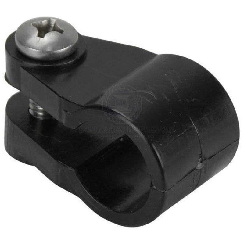Tube Clamp 25mm Black With Nut
