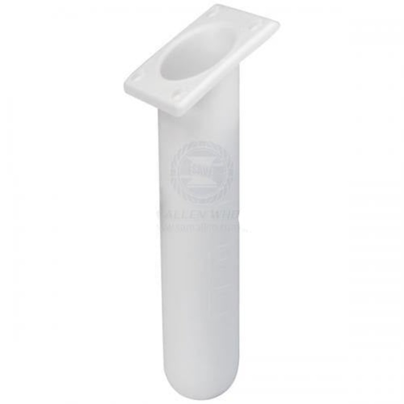White Rod Holder Square Top 30Deg
