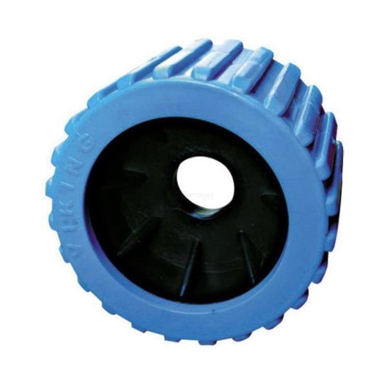 Wobble Roller 5In Ribbed Blue