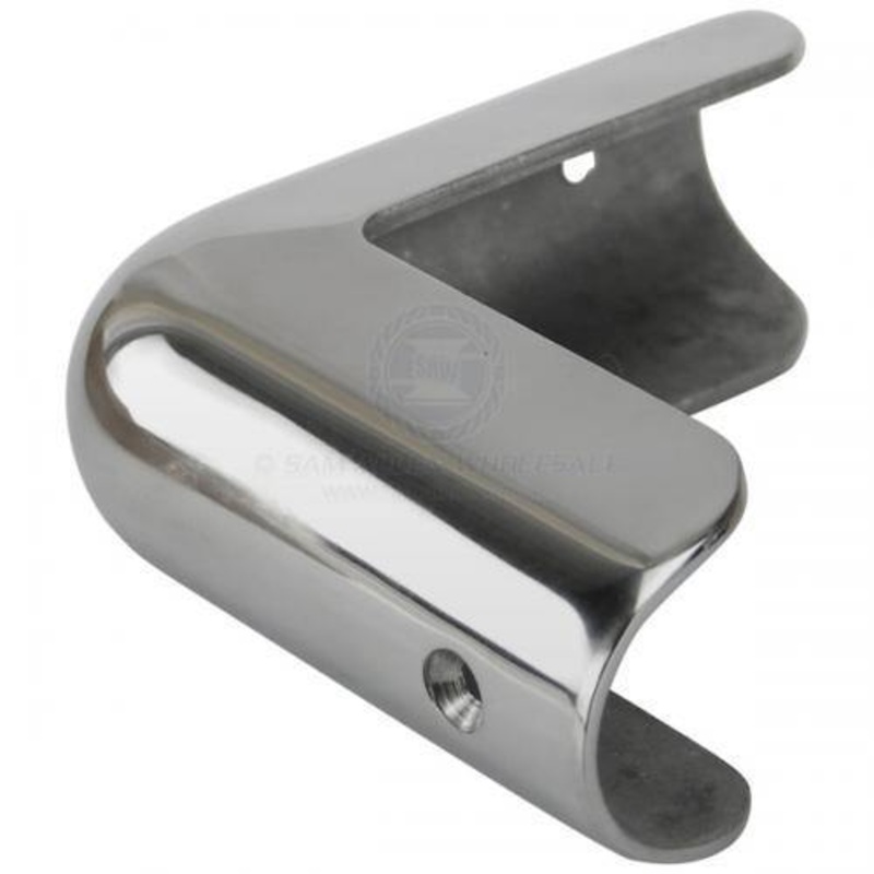Gunwhale Corner Caps Chrome 91 X 91
