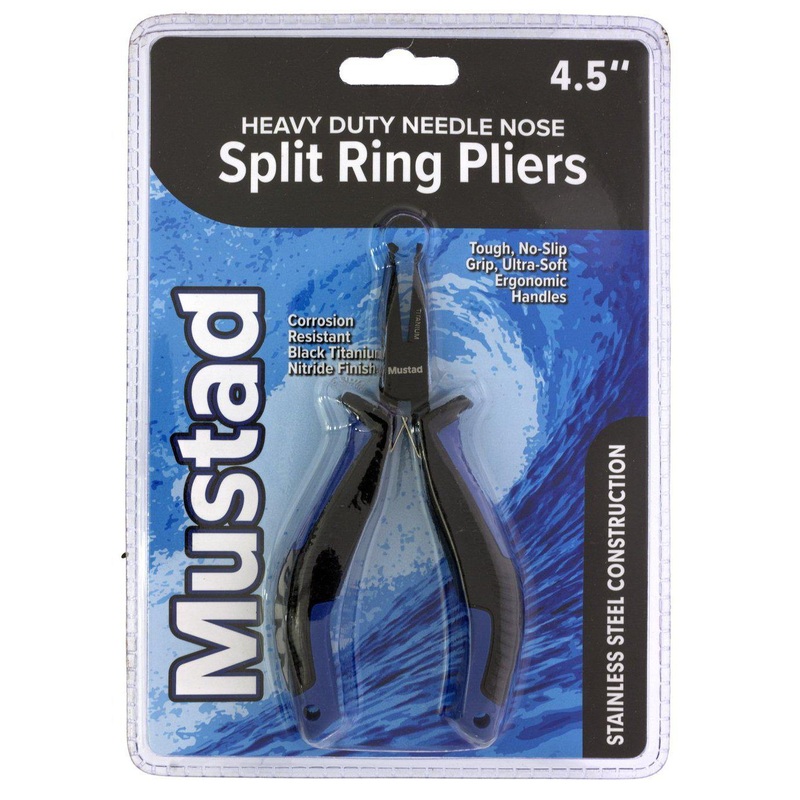 Mustad Split Ring Pliers Heavy Duty 4.5"