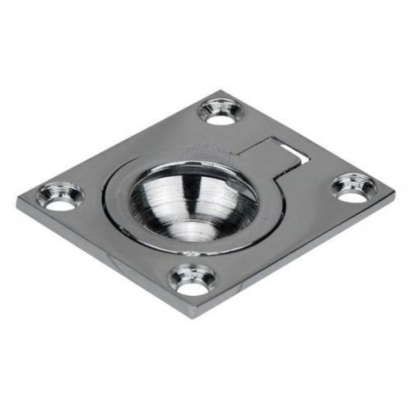 Ring Pull Chrome Plated Brass 44mm