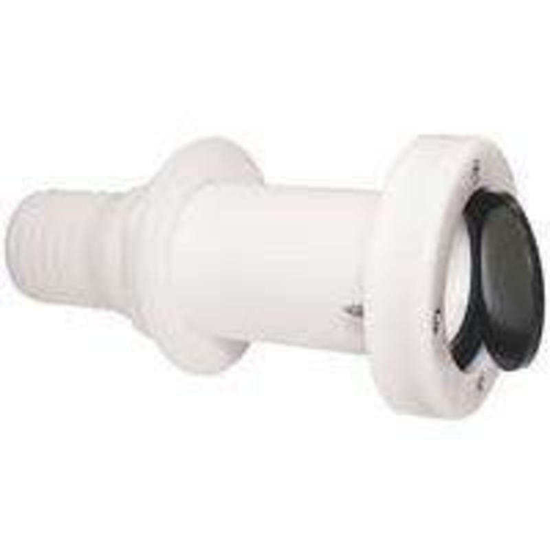 Through Hull Scupper White Acetal 38mm Tail