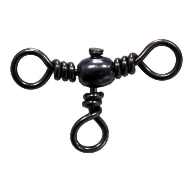 Mustad Barrel Three Way Cross Swivels