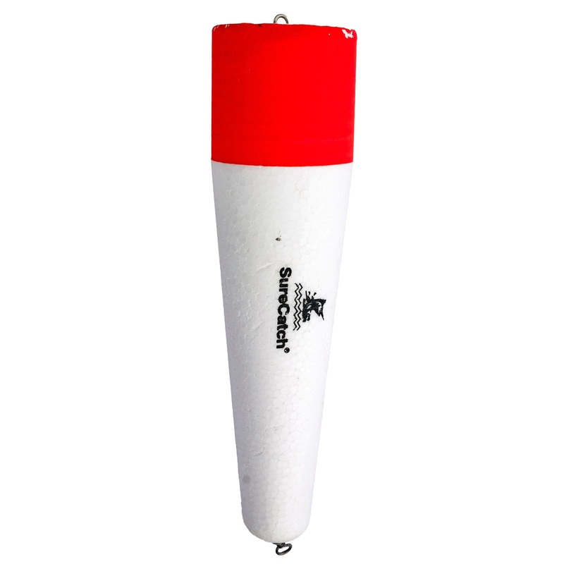 Sure Catch Red And White Weighted Popping Float