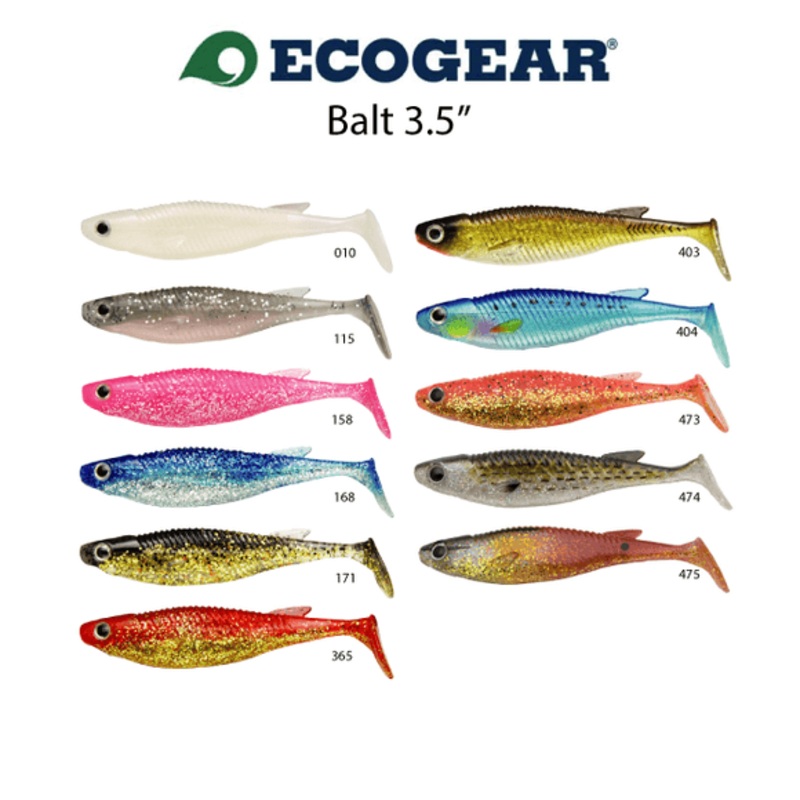 Ecogear Balt Soft Plastics 3.5'