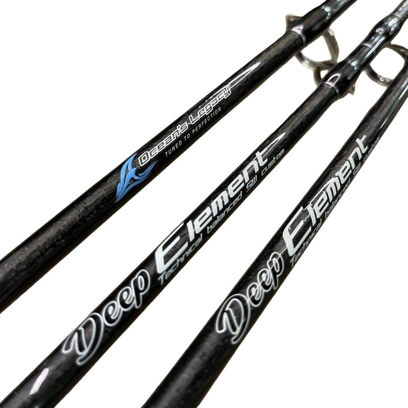 Oceans Legacy Deep Element Spin Jigging Rod