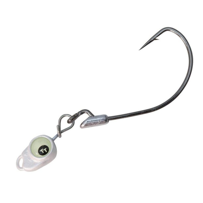 Tackle Tactics Snake Eyez Jig Head Pearl