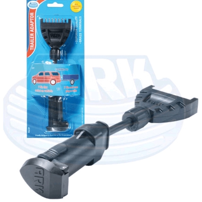 Trailer Adaptor - 7P Flat To 7P Small Round