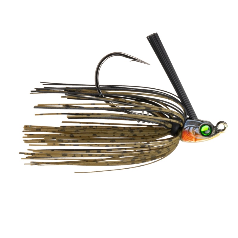 Divine Swim Jig - Green Pumpkin Black